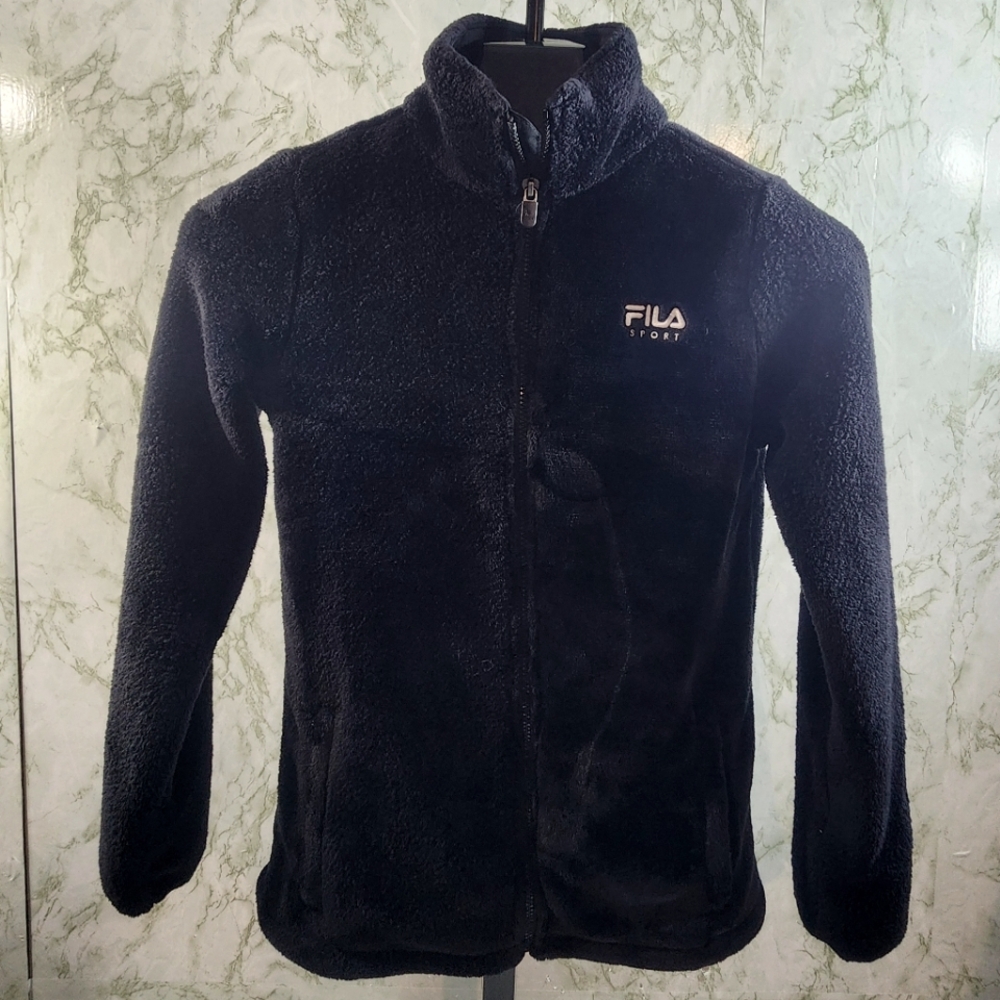 FILA Faux Fur Full Zip Jacket